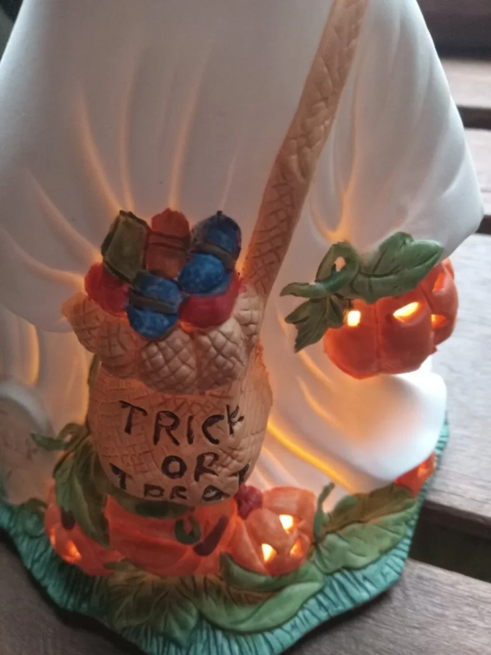 Vintage Lighted Halloween Lamp by Studio 33 - NIB